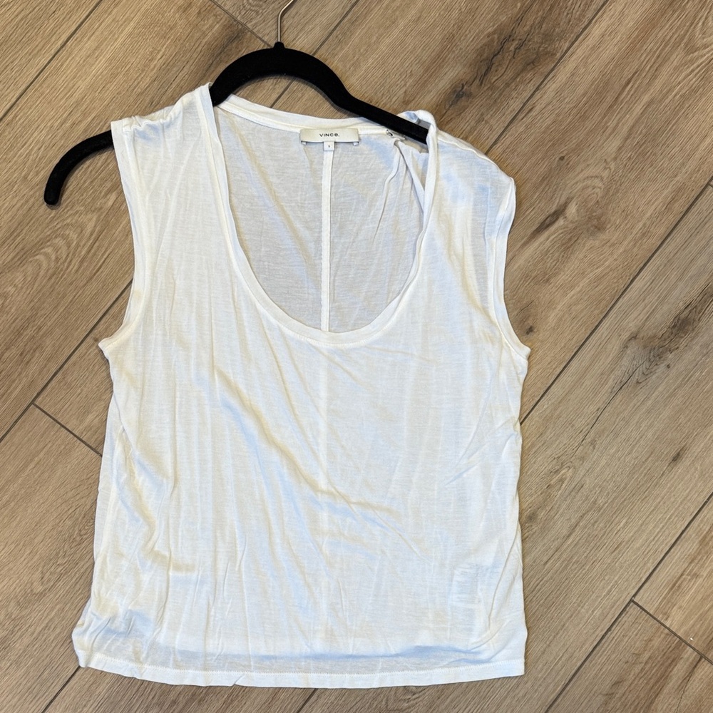 Vince White Tank Top